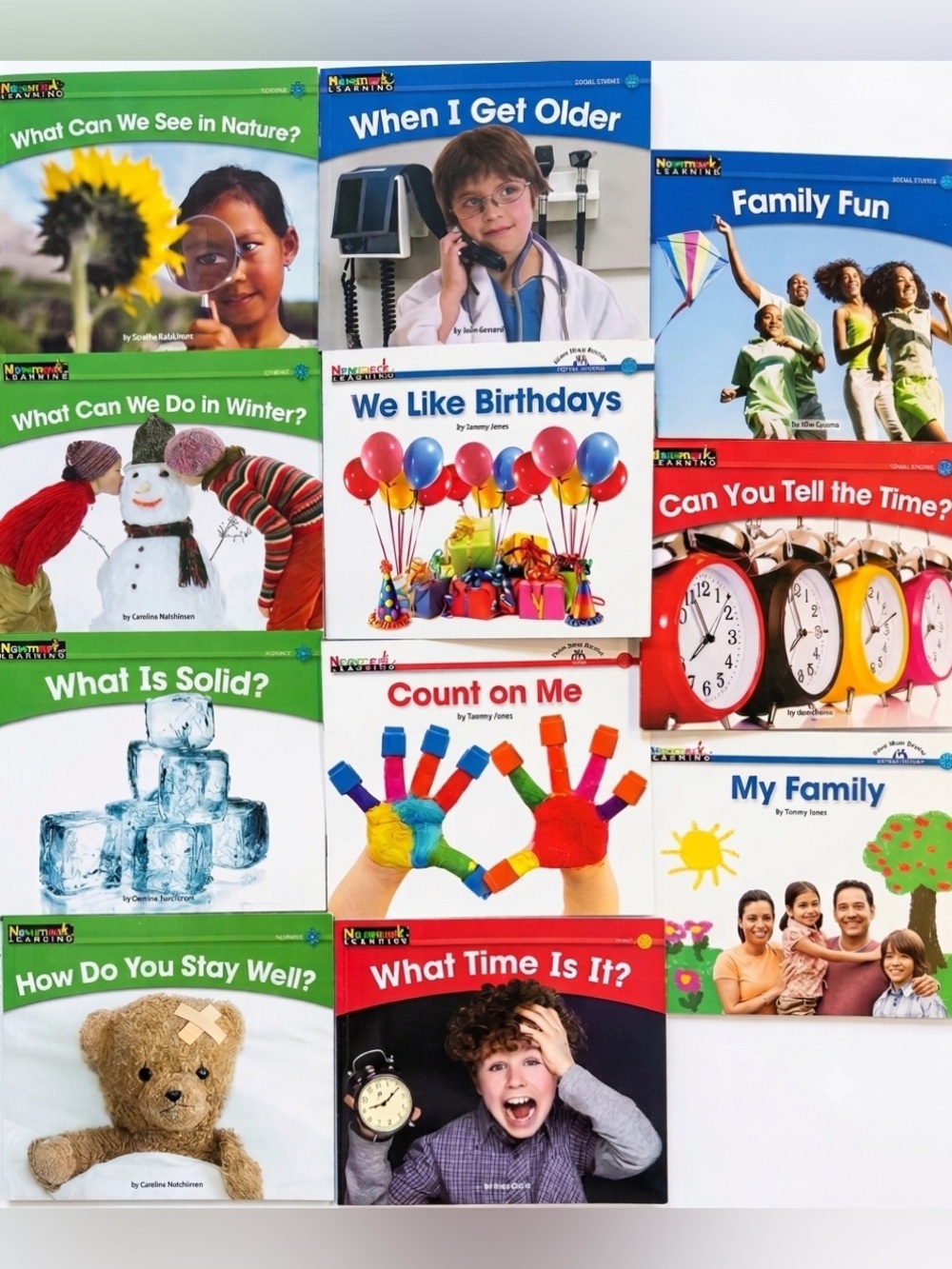 Early Learning School Learn To Read Kindergarten Early Grade 1 Book Lot Total 11